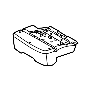 SL1Z-7863840-A Ford Rear Seat Cushion Pad Illustration 1 of 1