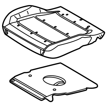 2025 Ford Bronco Seat Cushion - P2DZ-78632A23-A