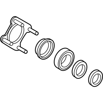 MB3Z-4234-AQ Ford Rear Axle Shaft Assembly Illustration 1 of 1