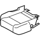 Ford LK4Z-9963804-YC Rear Seat Cushion Cover Assembly