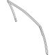 Ford NZ6Z-6021597-B Door Glass Run