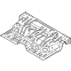 Ford MB3Z-2610020-C EXTENSION - FLOOR SIDE REINFOR