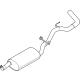 Ford RB3Z-5230-B Rear Muffler And Pipe Assembly