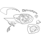 Ford R2TZ-17682-BA Mirror Assembly Rear View Outer