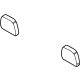 Ford N1PZ-78611A08-DD Headrest - Cover And Pad