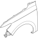 Ford SL7Z-16005-A Front Fender Assembly