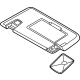 Ford KB3Z-2104104-AB Visor Assembly Sun