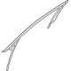 Ford R2TZ-5821596-A Door Glass Run