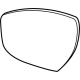Ford SL1Z-17K707-A Rear View Outer Mirror Glass Assembly