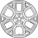 Ford SZ6Z-1007-B Wheel Assembly