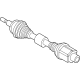 Ford PZ1Z-3B437-A Front Axle Shaft