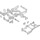 Ford MB3Z-5005-FJ Frame Assembly