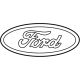 Ford RU5Z-9942528-H Name Plate