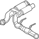 Ford MB3Z-5A212-F Extension Exhaust Pipe