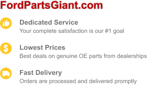 FordPartsGiant.com puts satisfaction first with dedicated service, prompt delivery, and the best deals on genuine OE parts.